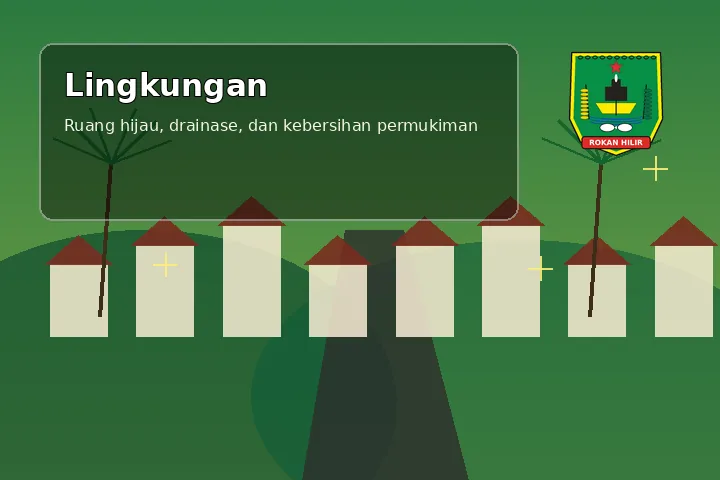 Ilustrasi Kesehatan & lingkungan Kepenghuluan Bagan Batu